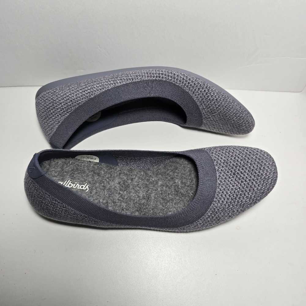 Allbirds Tree breezer knit ballet flats gray everyday slip-on size 10.5 - Picture 10 of 13